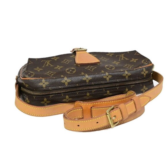 LOUIS VUITTON Jeune Fille GM Shoulder Bag Monogram Leather Brown - Picture 5 of 15